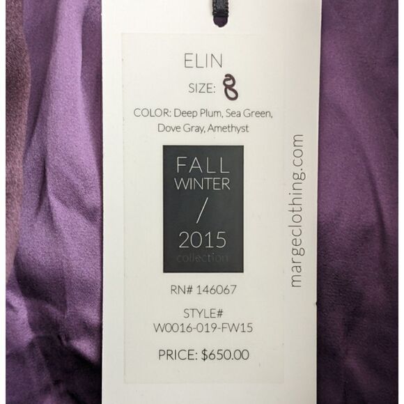 Marge Clothing Tall Fashion Elin Floral Jacket Blazer Silk Lining Sz 8 NWT $650 - Picture 12 of 14